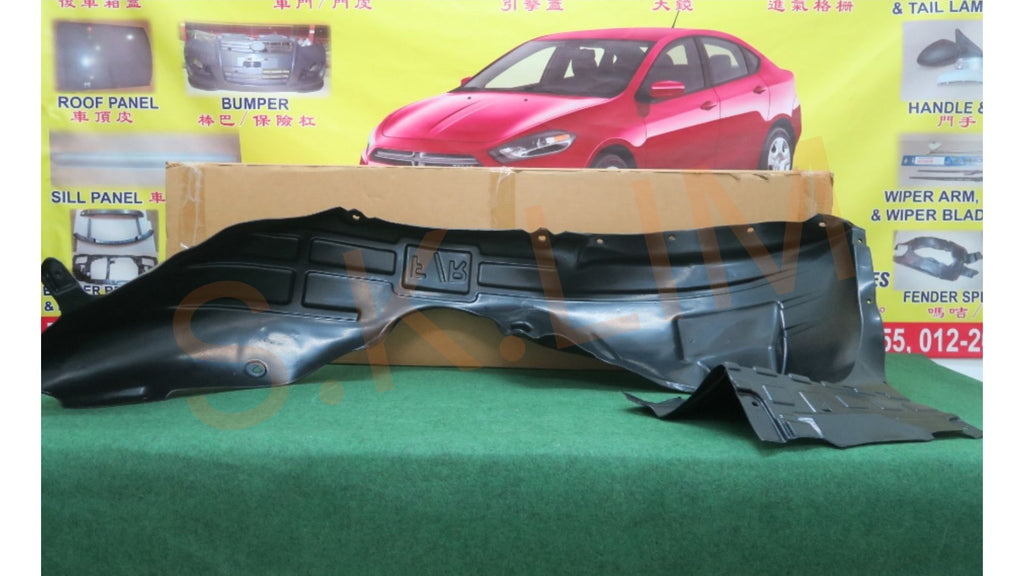 Proton S70 Geely Emgrand 2022 Front Fender Liner / Daun Pisang Depan - Aftermarket & Original