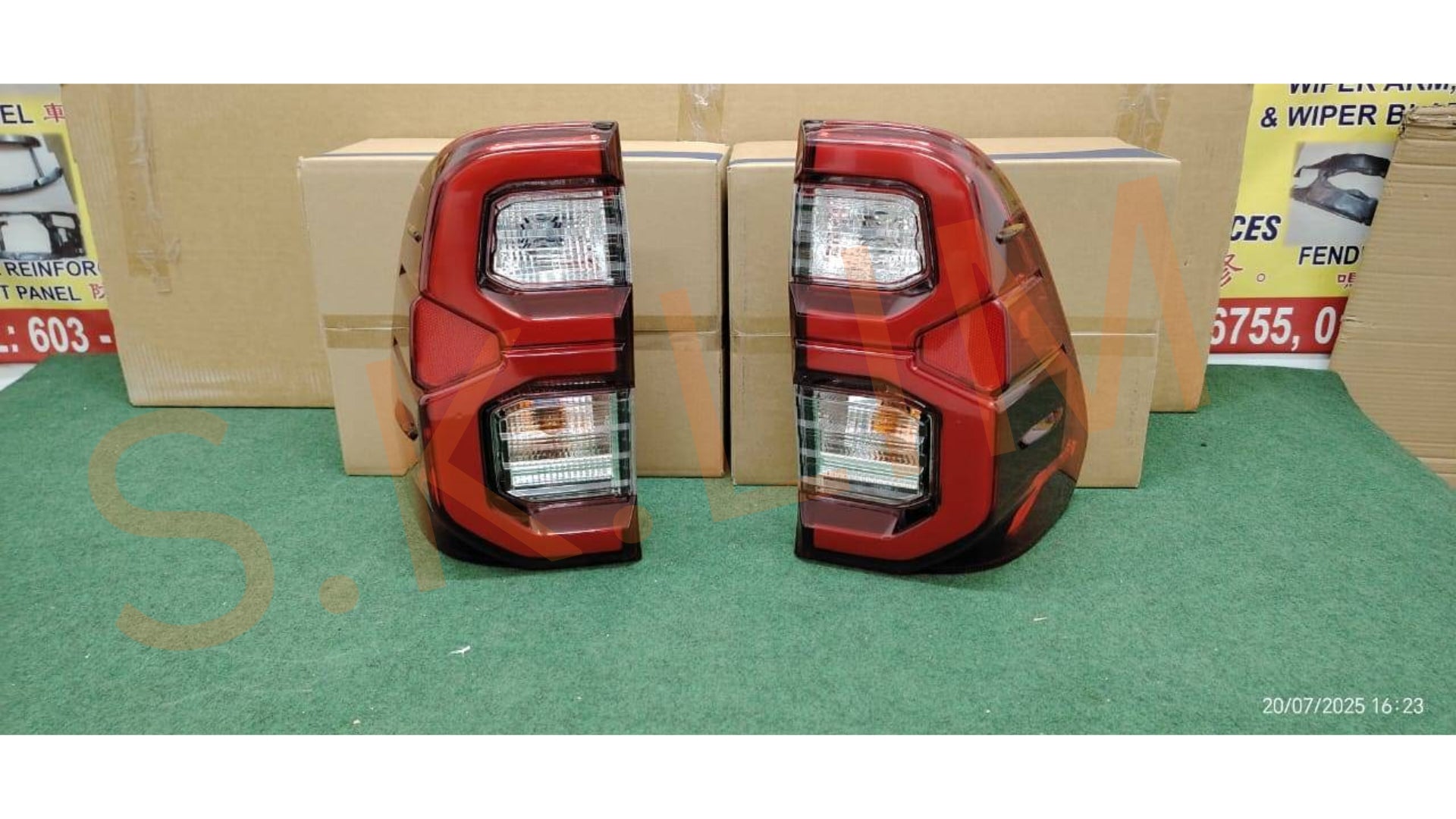 Toyota Hilux 2021' ROCCO GUN125/GUN126 Tail Lamp Left & Right (1 SET) - Aftermarket *LED*