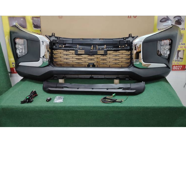 Mitsubishi Triton 2.4 VGT KL1 2019-2023 High Spec Front Bumper - Aftermarket